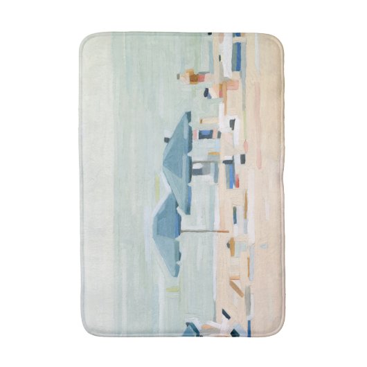 Als het de stranden is badmat (Voorkant Verticaal)