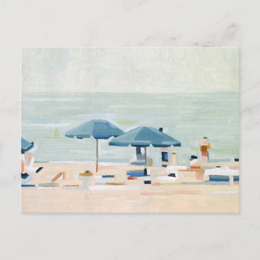 Als het de stranden is briefkaart (Voorkant)