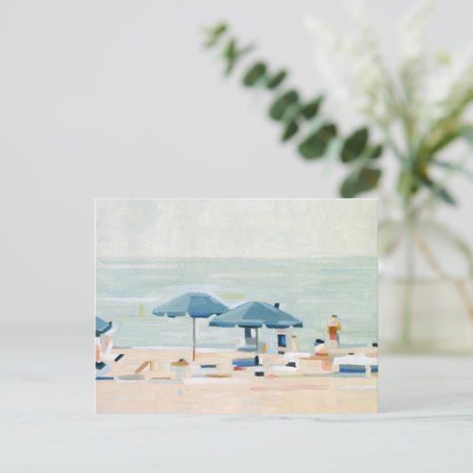 Als het de stranden is briefkaart (Staand voorkant)