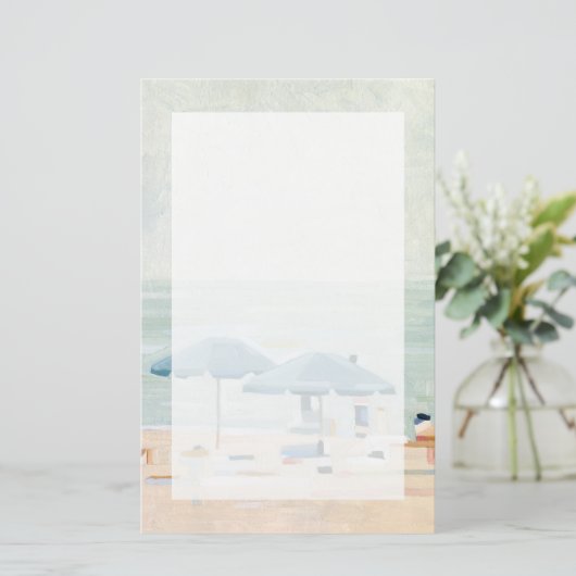 Als het de stranden is briefpapier (Staand voorkant)