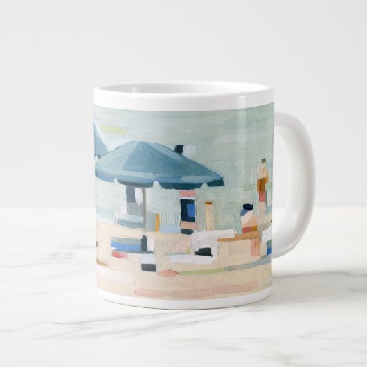 Als het de stranden is grote koffiekop (Voorkant rechts)