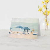 Als het de stranden is kaart (Gele Bloem)