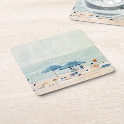 Als het de stranden is kartonnen onderzetters (Schuin)