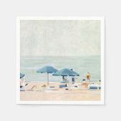 Als het de stranden is servet (Voorkant)