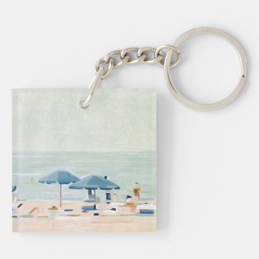 Als het de stranden is sleutelhanger (Achterkant)