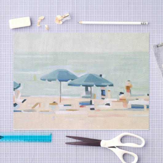 Als het de stranden is tissuepapier (Craft)