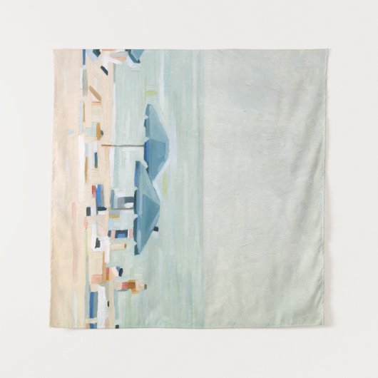 Als het de stranden is wandkleed (Voorkant (horizontaal))