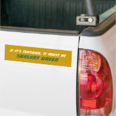 Als het dinsdag is, moet het Soylent Green zijn Bumpersticker (Op Truck)