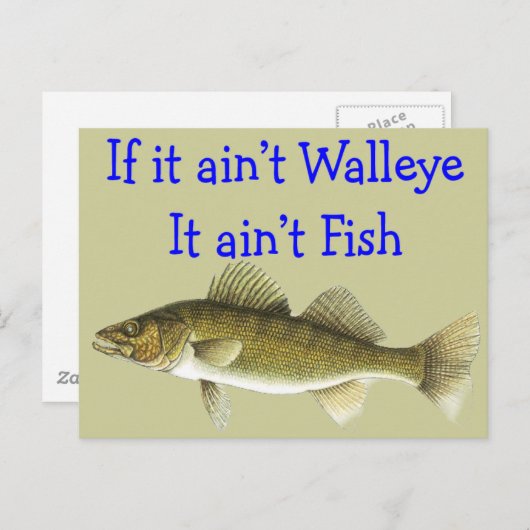 als het een zwarte vis is briefkaart (Voorkant / Achterkant)