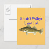 als het een zwarte vis is briefkaart (Voorkant / Achterkant)