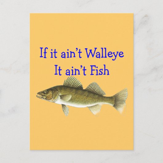 als het een zwarte vis is briefkaart (Voorkant)