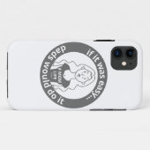 ALS HET EENVOUDIGE DADS ZOU ZIJN, ZOU HET GOED ZIJ Case-Mate iPhone CASE (Achterkant (horizontaal))