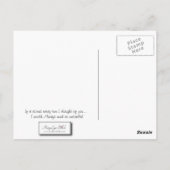 Als het elke keer regende als ik aan je dacht door briefkaart (Achterkant)