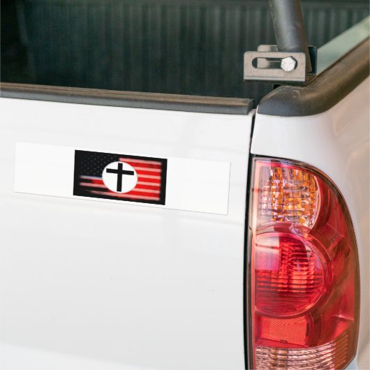 als het fascisme op Amerika aankomt Bumpersticker (Op Truck)