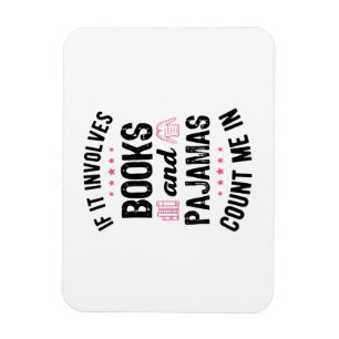 Als het gaat om boeken en pyjama boek liefhebber B Magneet