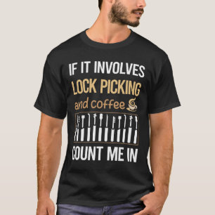 Als het gaat om het plukken van het koffieslot plu t-shirt