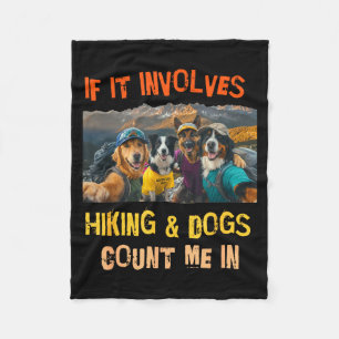 Als het gaat om het wandelen van honden, tel me da fleece deken