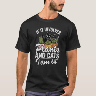 Als het gaat om planten en katten, ben ik in de tu t-shirt