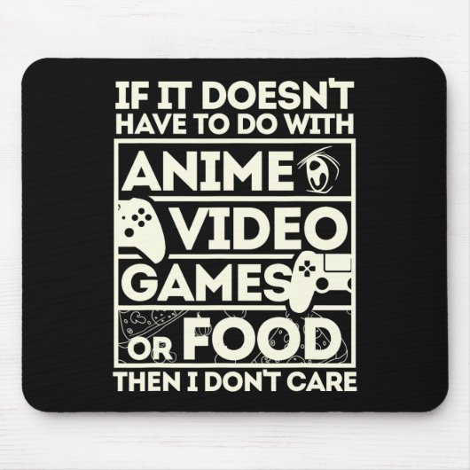 Als het geen anime is muismat (Voorkant)