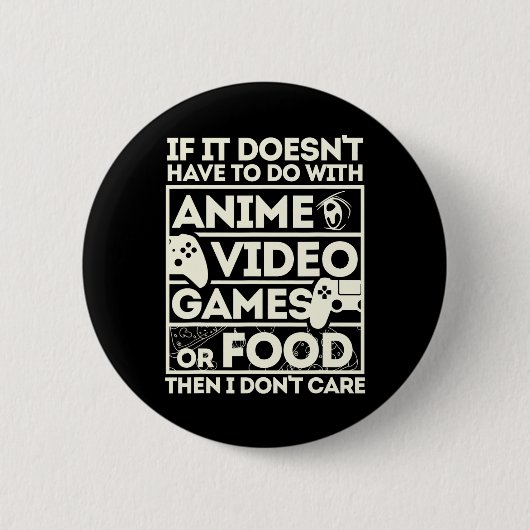 Als het geen anime is ronde button 5,7 cm (Voorkant)