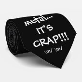Als het geen metaal is... HET IS CRAP!!, \m/ \m/ Stropdas (Opgerold)