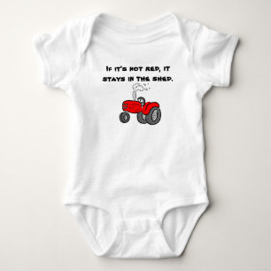 Als het geen rode Hoesje International Tractor is Romper