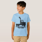 Als het geen zwart Kinder T-shirt rokt (Voorkant volledig)