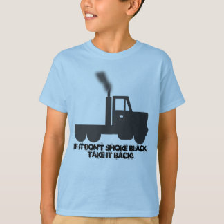 Als het geen zwart Kinder T-shirt rokt