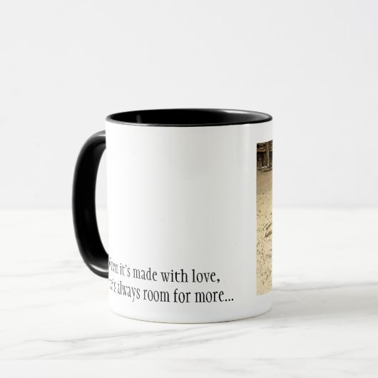 Als het gemaakt is met liefde mok (Voorkant links)