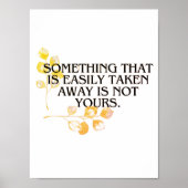 Als het gemakkelijk genomen is, was het nooit van poster (Voorkant)