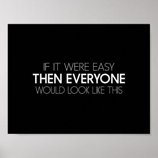 Als het gemakkelijk was poster (Voorkant)