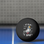 Als het het spioneert, zijn duivenanatomie Bird ni Pingpongbal (Net)