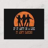 Als het in een lijnlijnafstand aftint briefkaart (Voorkant)