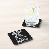 Als het je niet uitdaagt, zal het je niet verander drankjes onderzetter (Rechterzijde)