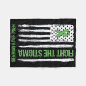 Als het je rust kost, is het te duur fleece deken (Voorkant (Horizontaal))