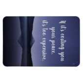 Als het je vrede kost magneet (Horizontaal)