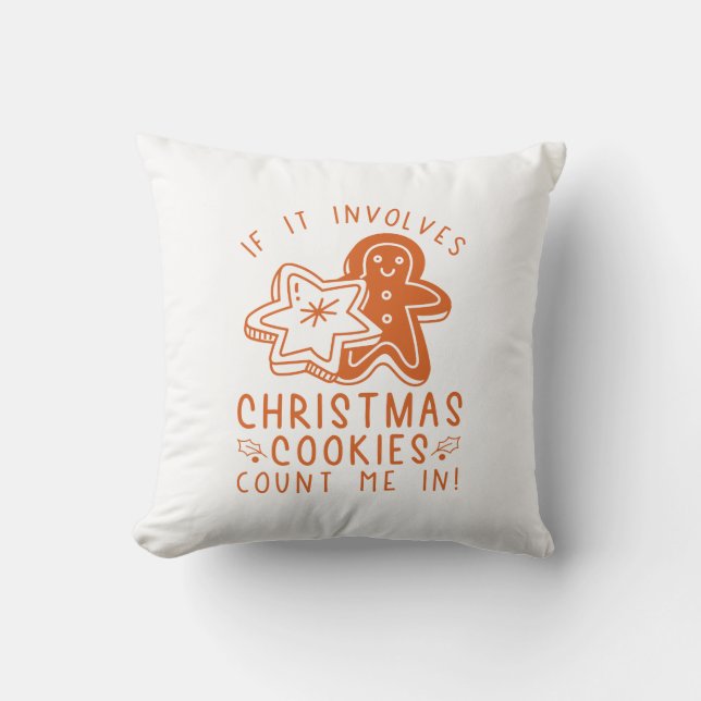 Als het kerst-koekjes met me meebrengt kussen (Voorkant)