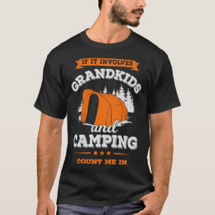 Als het kleinkinderen en kamperen betreft, telt u t-shirt
