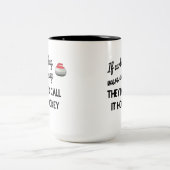 Als het Krullen Gemakkelijk was zouden zij het Hoc Tweekleurige Koffiemok (Center)