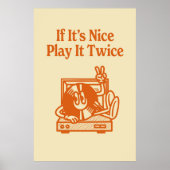 Als het leuk is, speel het twee keer Poster (Voorkant)