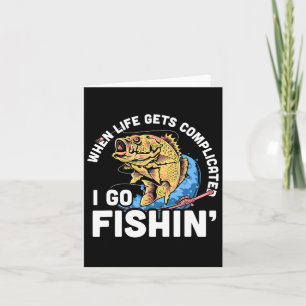 Als het leven gecompliceerd wordt, ga ik vissen -  kaart