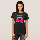Als het leven ik ga Paarden Reding Equestrian T-shirt (Voorkant volledig)