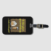 Als het leven je apen geeft bagagelabel (Voorkant (horizontaal))