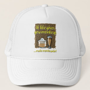 Als het leven je apen geeft trucker pet