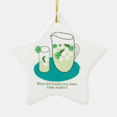 Als het leven je beperkt, maak Mojitos! Keramisch Ornament (Voorkant)