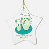 Als het leven je beperkt, maak Mojitos! Keramisch Ornament (Links)