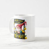 Als het leven je citroen geeft, maak dan limonade koffiemok (Voorkant links)