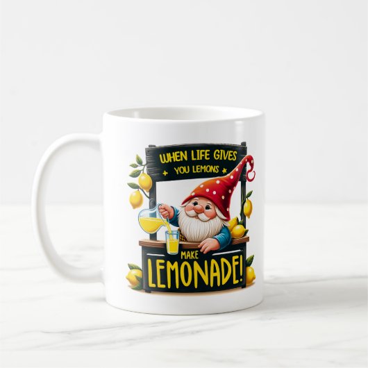 Als het leven je citroen geeft, maak dan limonade koffiemok (Links)