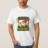 Als het leven je citroen geeft, maak dan limonade t-shirt (Voorkant)