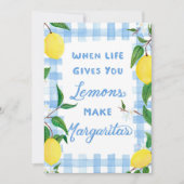 Als het leven je citroenen geeft Aquarel kaart (Voorkant)